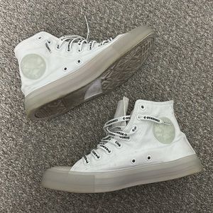 Women’s White Clear Converse All Star
